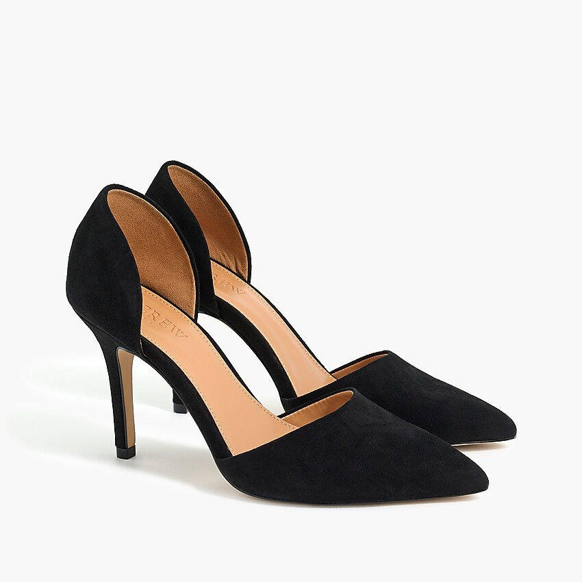 Suede d'Orsay pumps | J.Crew Factory