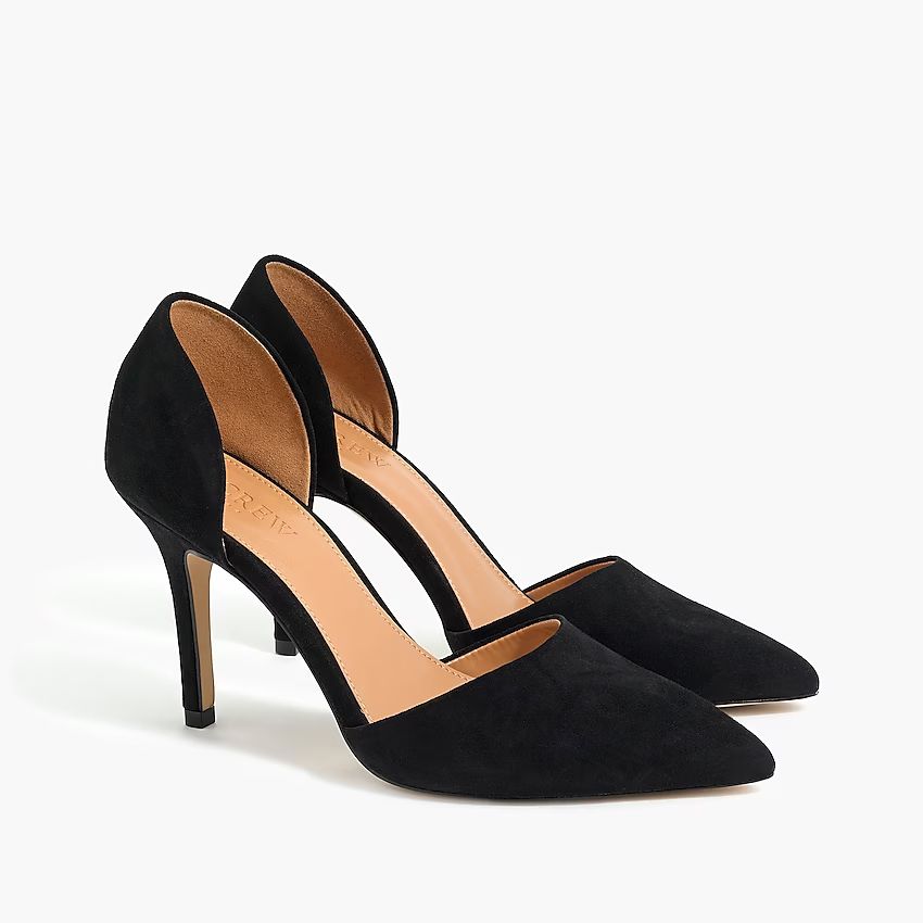 Suede d'Orsay pumps | J.Crew Factory