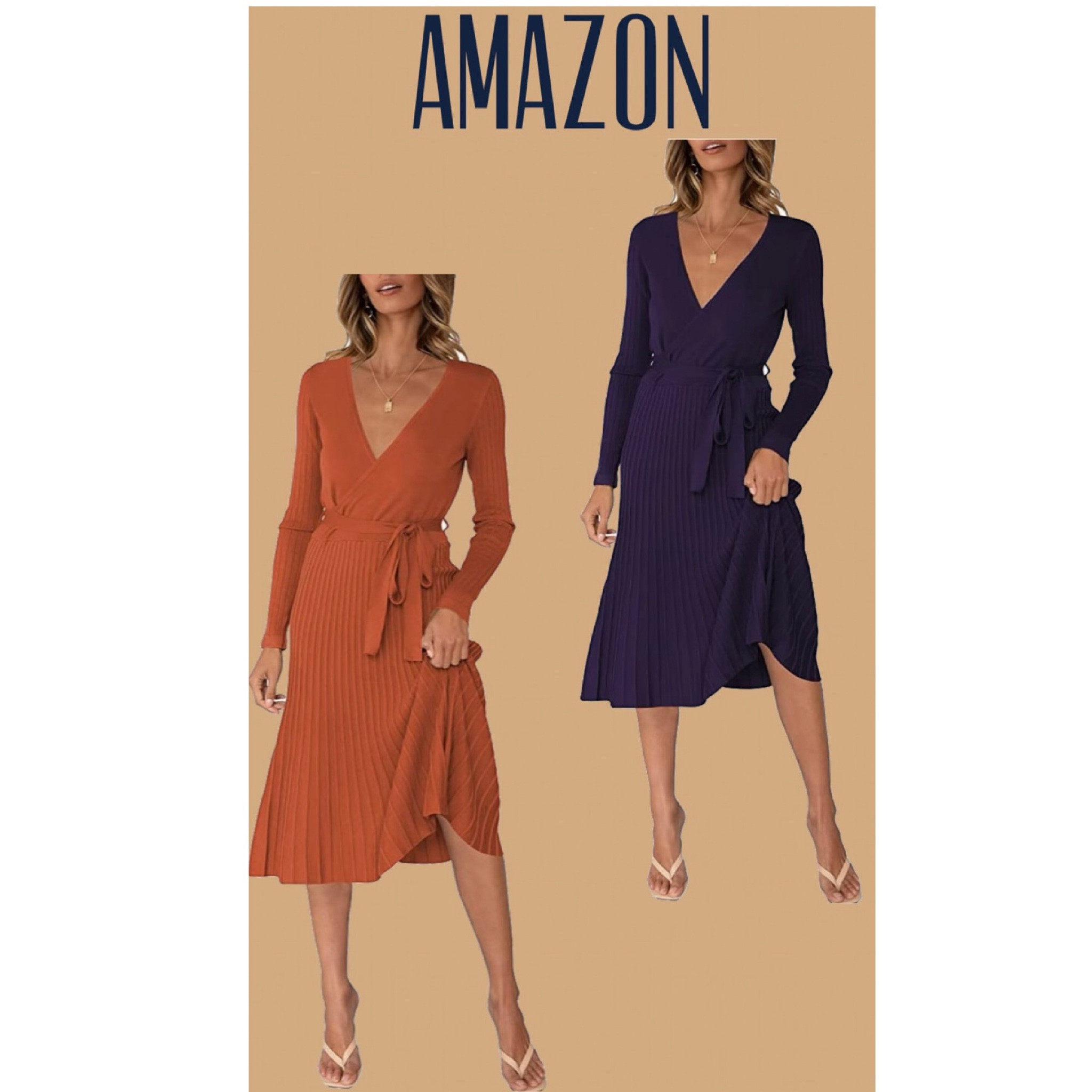 This pleated wrap dress from Amazon is a classic! The perfect workwear look!
#wrapdress #workwearoutfit 

#LTKunder50 #LTKworkwear #LTKSeasonal