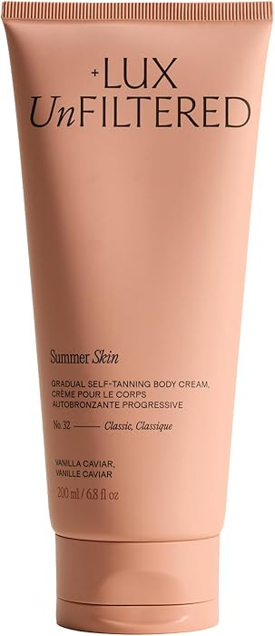 + Lux Unfiltered N\u00b032 Summer Skin Classic Gradual Self Tanner, Hydrating Self Tanning Lotion... | Amazon (US)