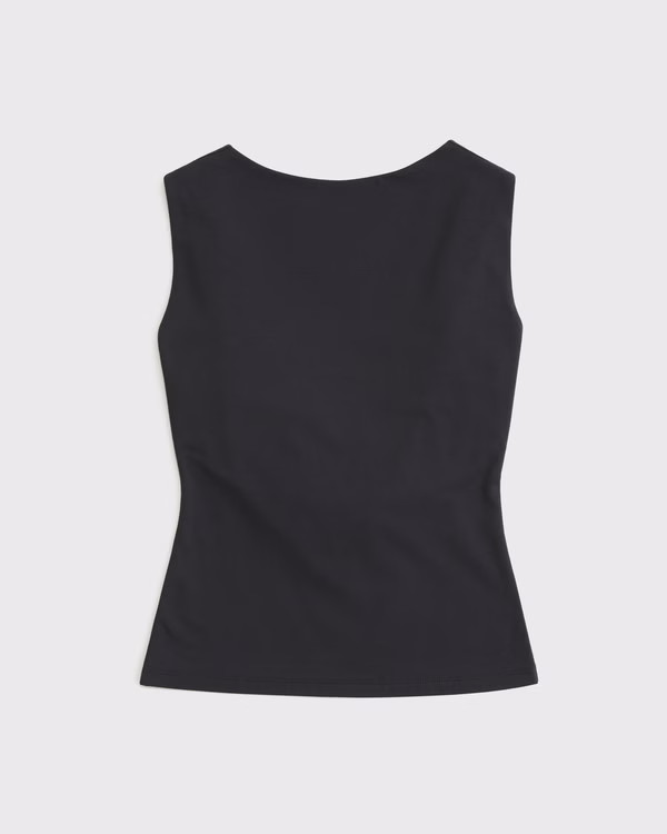 Women's Draped Cowl Hardware Back Top | Women's Tops | Abercrombie.com | Abercrombie & Fitch (US)