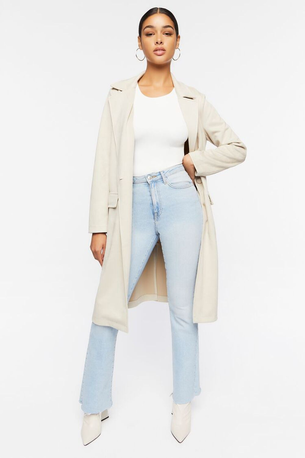 Faux Suede Duster Jacket | Forever 21 | Forever 21 (US)