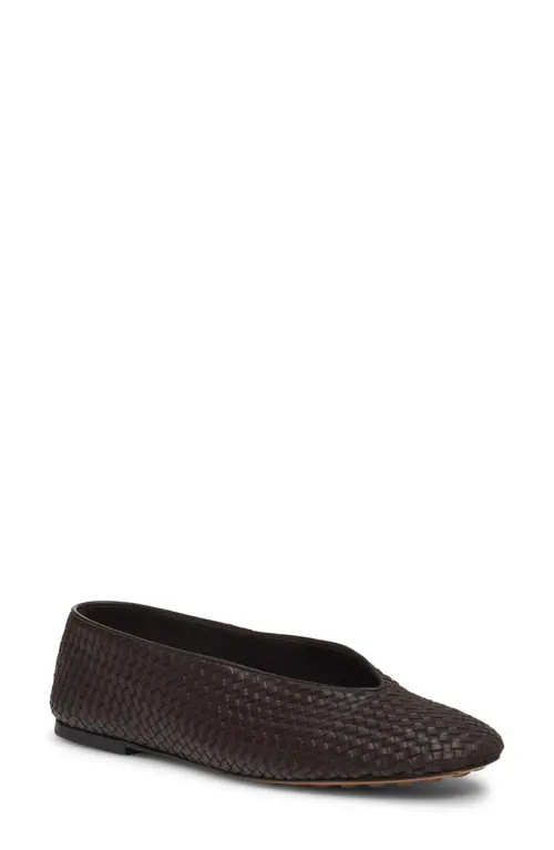 Bottega Veneta Lagoon Intrecciato Ballet Flat in 2113 Fondant at Nordstrom, Size 6.5Us | Nordstrom