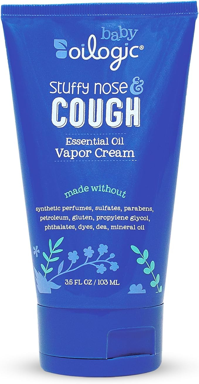 Oilogic Stuffy Nose & Cough Vapor Cream Essential Oil for Babies & Toddlers - Gentle Baby Essenti... | Amazon (US)