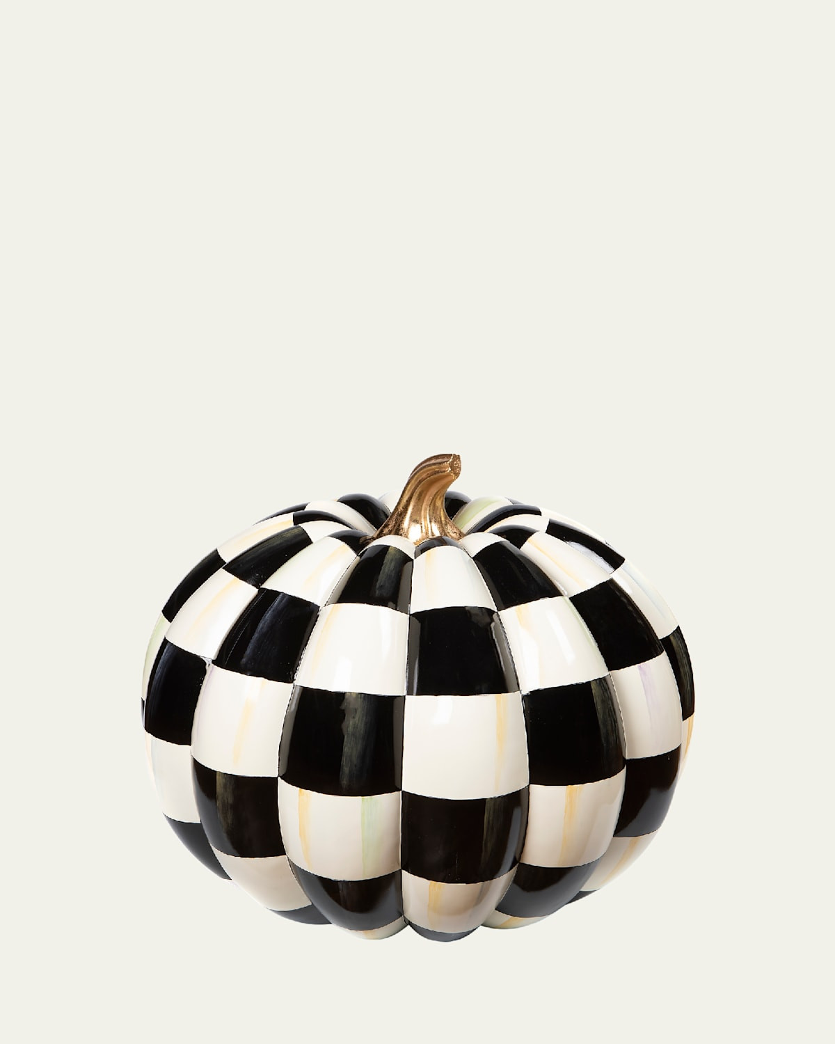 Courtly Check Outdoor Pumpkin | Bergdorf Goodman