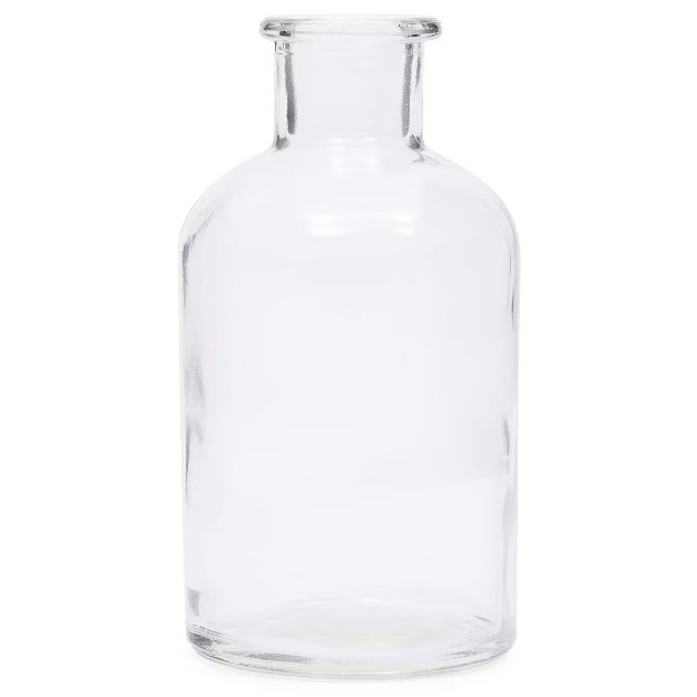 Farmlyn Creek 6 Pack Glass Bottles, Vintage Style Pharmacy Bottles, Home Décor, 2.5 x 4.8 in | Target