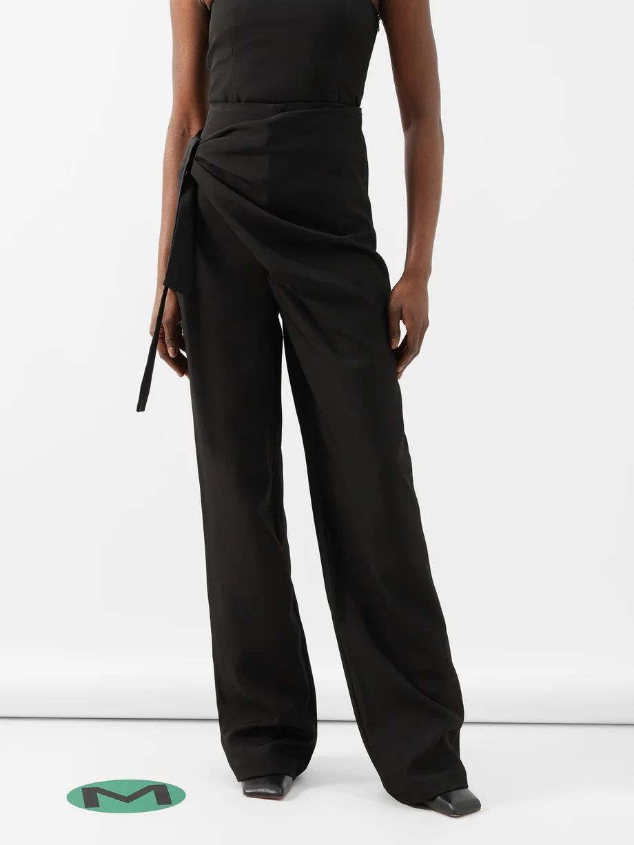 Carlow twill wide-leg trousers | Matches (UK)