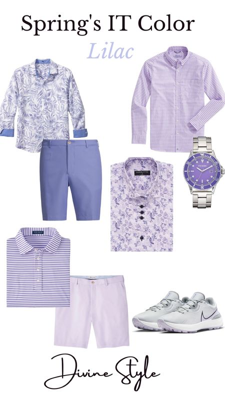 So many ways to wear this spring season’s hot color lilac. Wear it head-to-toe or intermix it with these spring pieces for men.

#LTKmens #LTKSeasonal