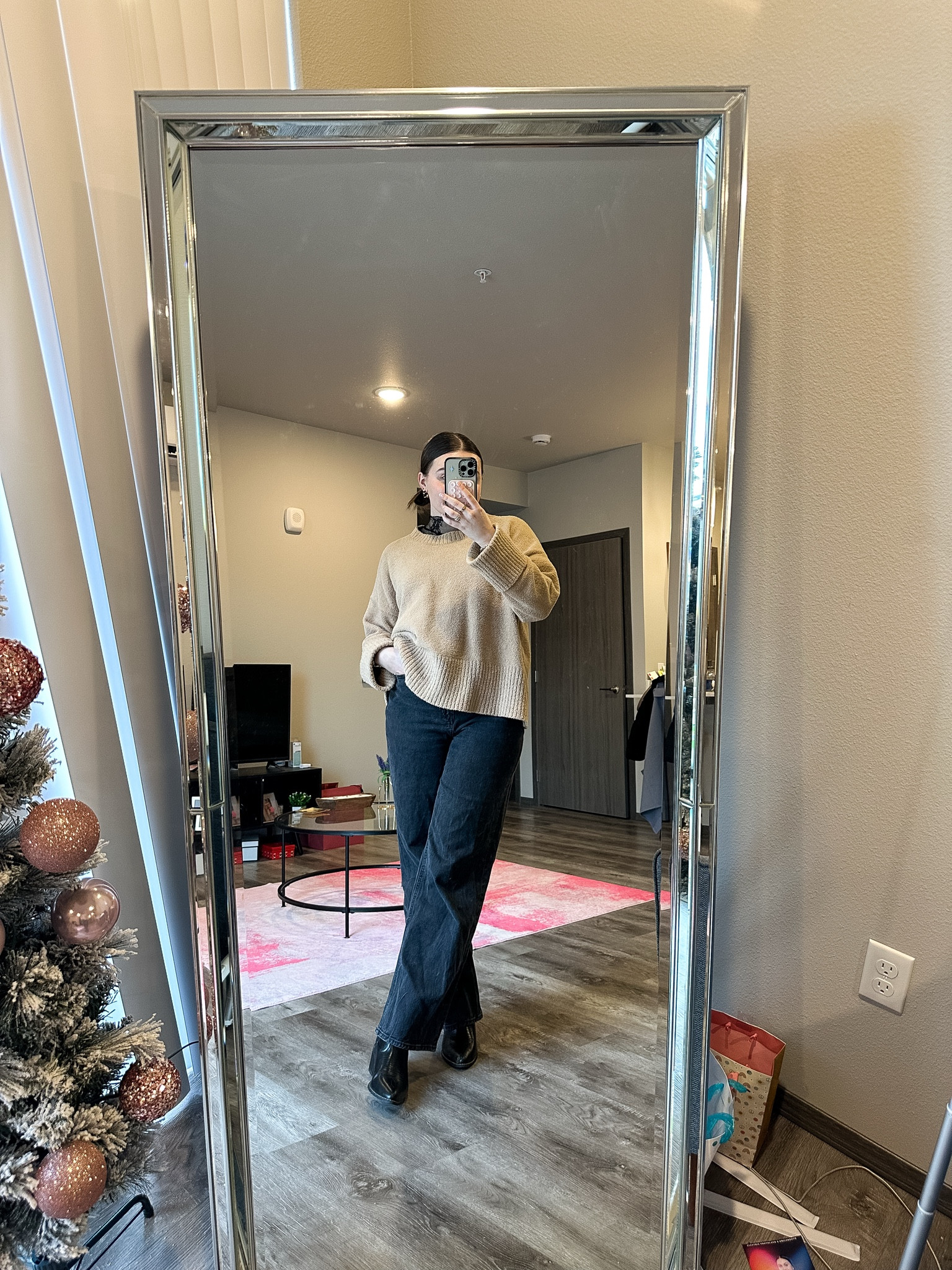 How to style a lace top for winter! Featuring my favorite brown sweater!

I’m wearing a M top and sweater with size 31 jeans and size 9 boots 

#LTKMidsize #LTKStyleTip #LTKFindsUnder100