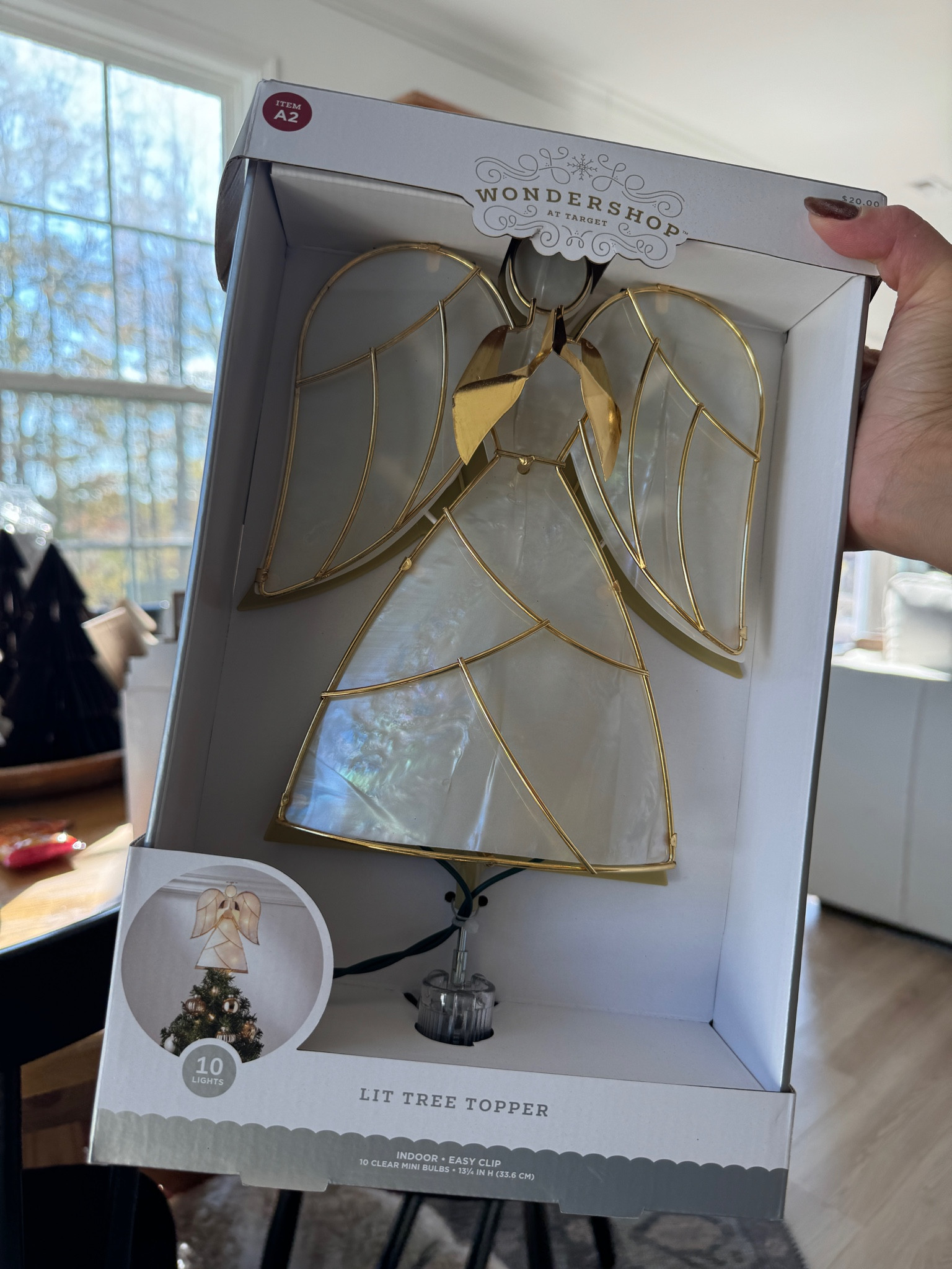 Super pretty angel for the tree! It lights up also! 

#LTKSeasonal #LTKHome #LTKHoliday