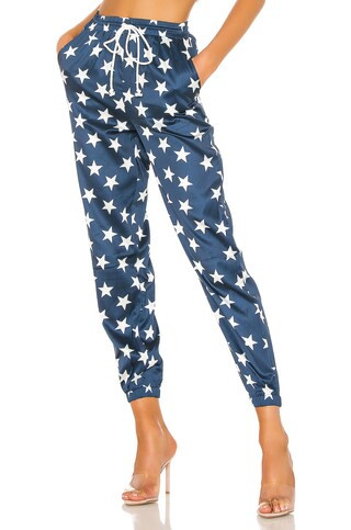 superdown Miranda Track Pant in Navy & White from Revolve.com | Revolve Clothing (Global)