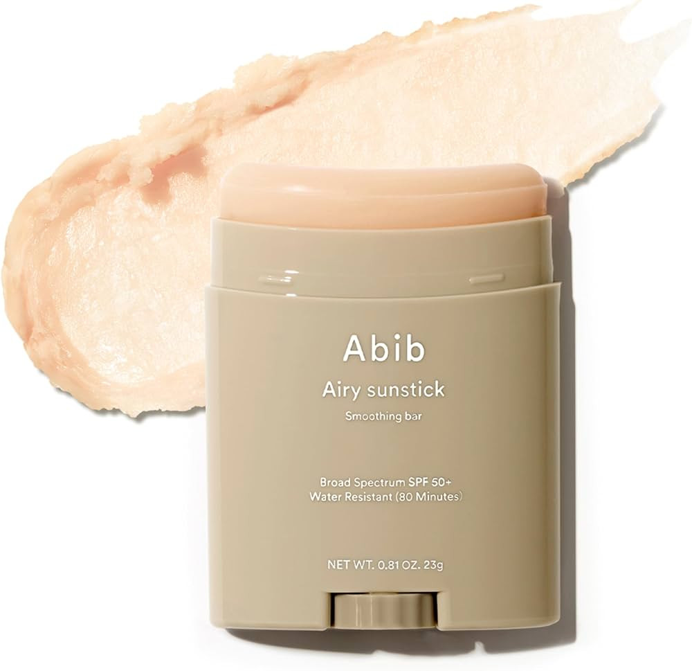Abib Airy Sunstick Protection Bar Broad Spectrum SPF50+ 0.81 oz / 23 g (Semi-matte) | Korean Sunc... | Amazon (US)
