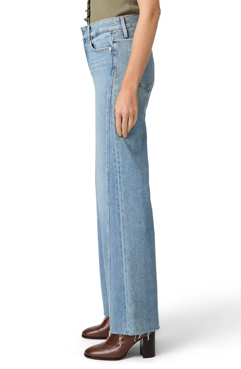 Anessa Raw Hem High Waist Wide Leg Jeans | Nordstrom