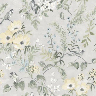 Harton 33' L x 20.5" W Wallpaper Roll | Wayfair North America