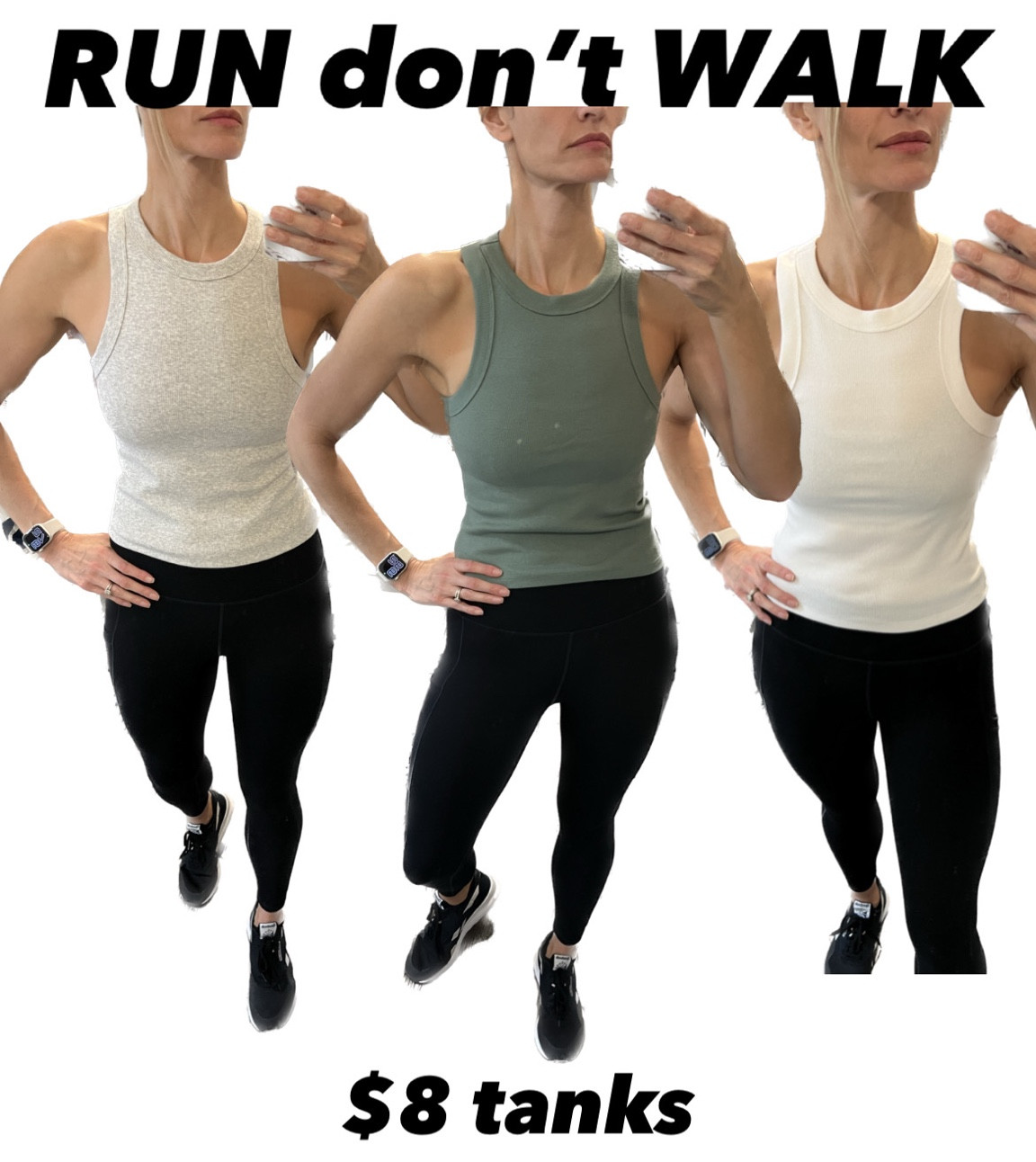 Cropped, ribbed tanks from Old Navy are on sale for $8! I grabbed these three colors. I’m in the medium. TTS. LOVE!!!!!!!!!

#tanks #tanktop #croppedtanks #croppedtank 

#LTKFind #LTKsalealert #LTKSeasonal