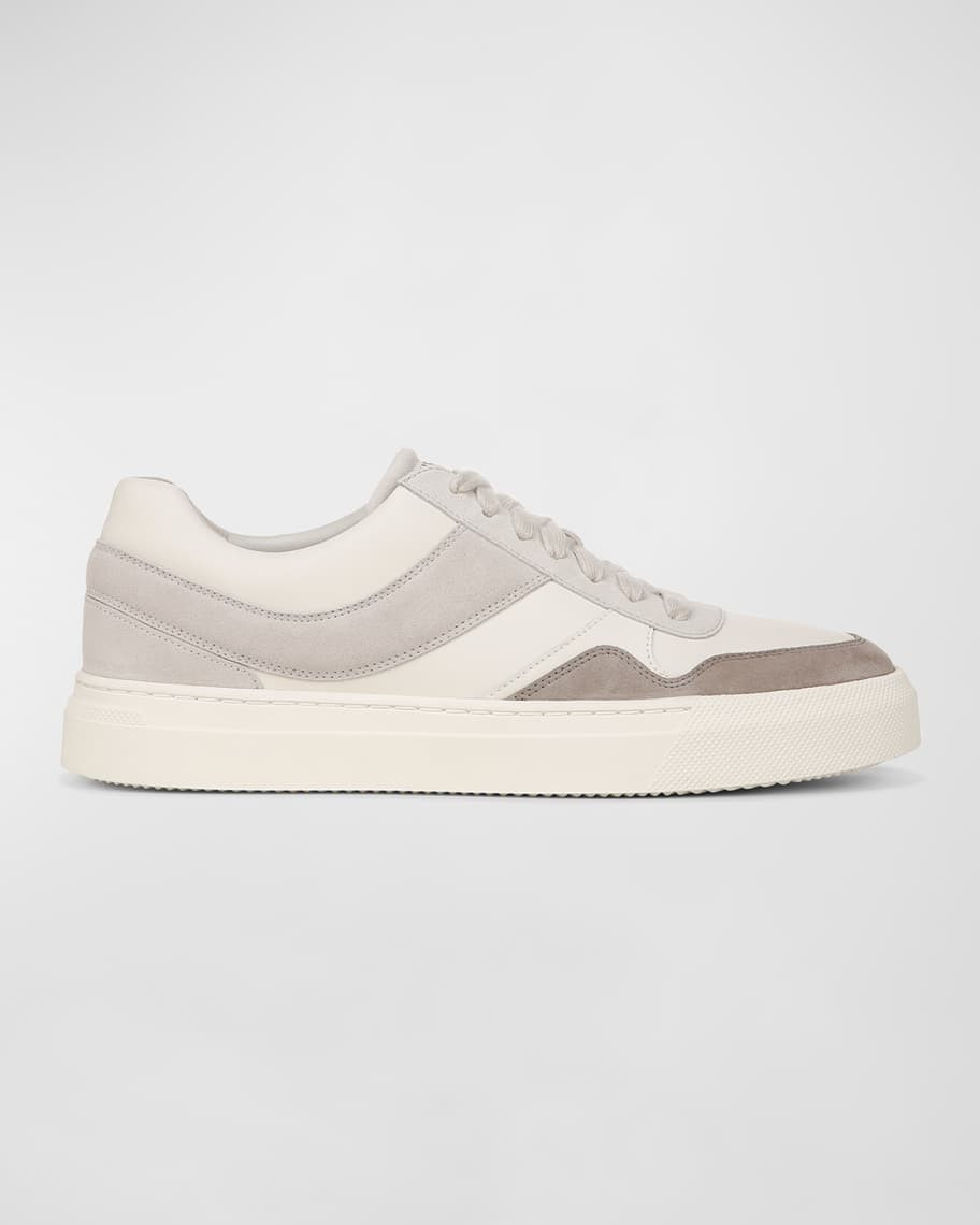 Vince Men's Warren Retro Leather Low-Top Sneakers | Neiman Marcus