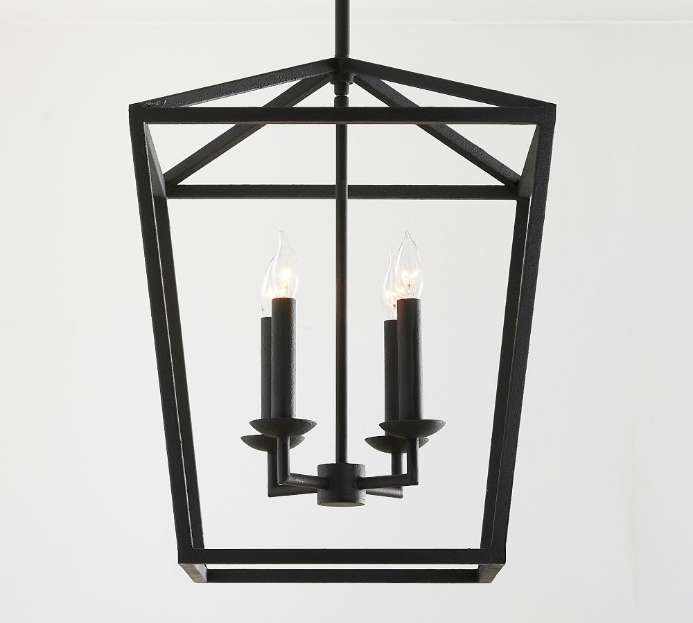 Remington Iron Lantern Pendant | Pottery Barn (US)