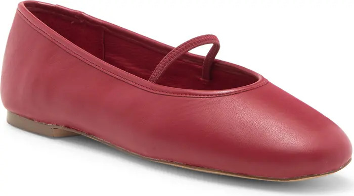 Cordell Leather Ballet Flat (Women) | Nordstrom Rack