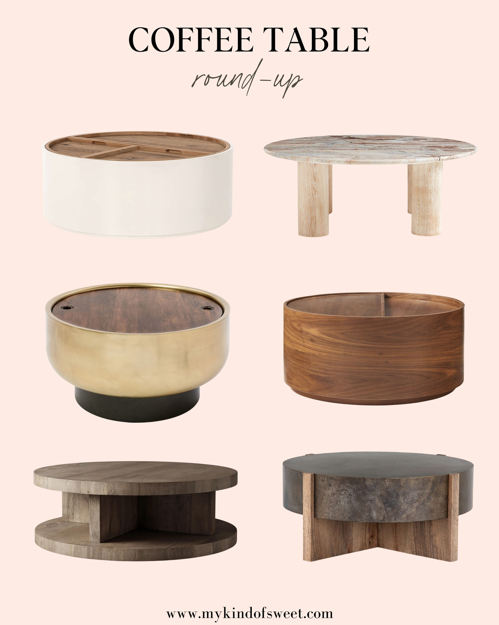 These coffee tables are perfect for a living room refresh. I love the gold tone of the table from West Elm. 

#LTKStyleTip #LTKHome