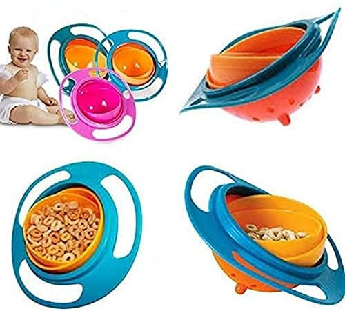 LiangTing Spill Resistant Gyro Bowl with Lid | Amazon (US)