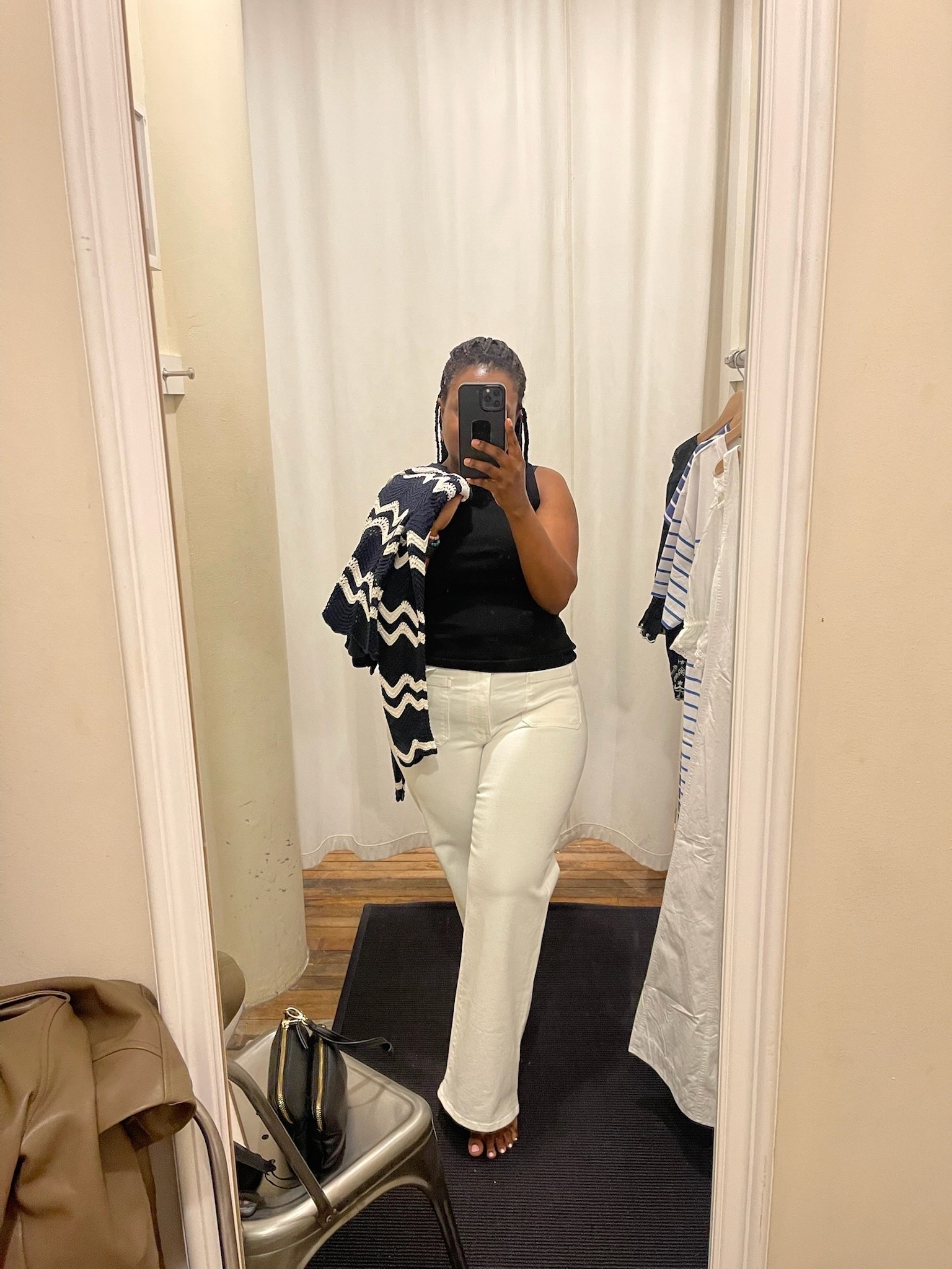 SecretsofYve: this outfit makes me feel incredible. I paired white jeans with a black tank and the sweater draped over my shoulder. 
#Secretsofyve #ltkgiftguide
Always humbled & thankful to have you here.. New posts daily at 3pm & 4:15pm EST. 
CEO: PATESI Global & PATESIfoundation.org
@secretsofyve : where beautiful meets practical, comfy meets style, affordable meets glam with a splash of splurge every now and then. I do LOVE a good sale and combining codes! #ltksalealert #ltku #ltkplussize #ltkmidsize #ltkover40 #ltkpetite #ltktall #ltktravel #ltkbump #ltkootd #ltkdayinmylife #ltkmomlife
secretsofyve

#LTKSeasonal #LTKWorkwear #LTKWedding