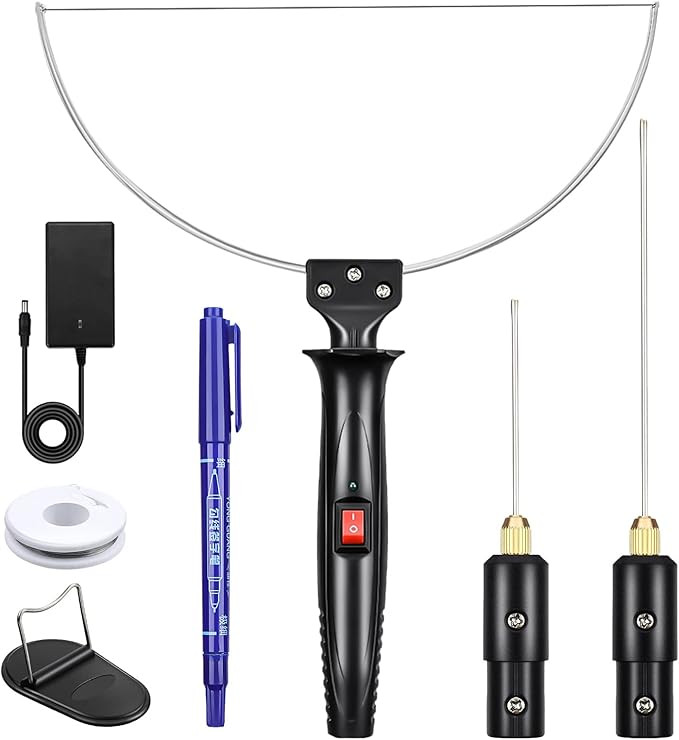 GOCHANGE 3 in 1 Foam Cutter Electric Styrofoam Cutting Tool, 100-240V / 18W Hot Knife Cutting Too... | Amazon (US)