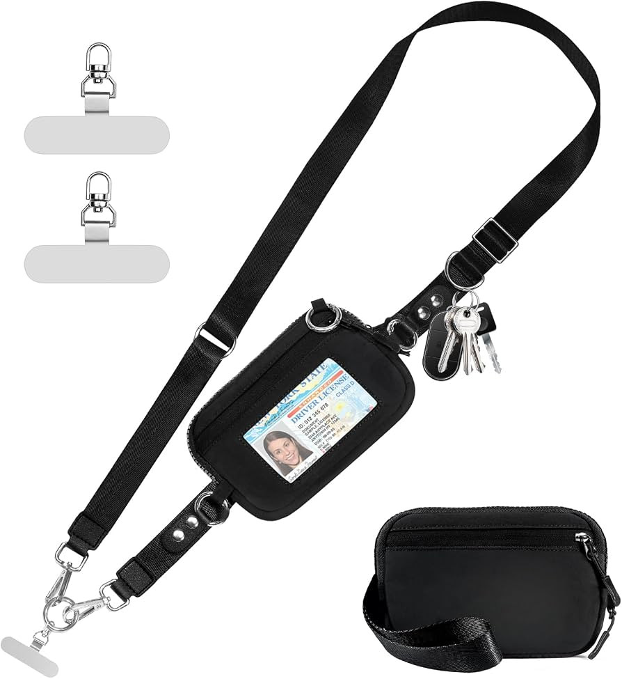 Tiostep Clip and Go Strap for Phone with Wallet Crossbody Phone Lanyard Adjustable and Detachable... | Amazon (US)