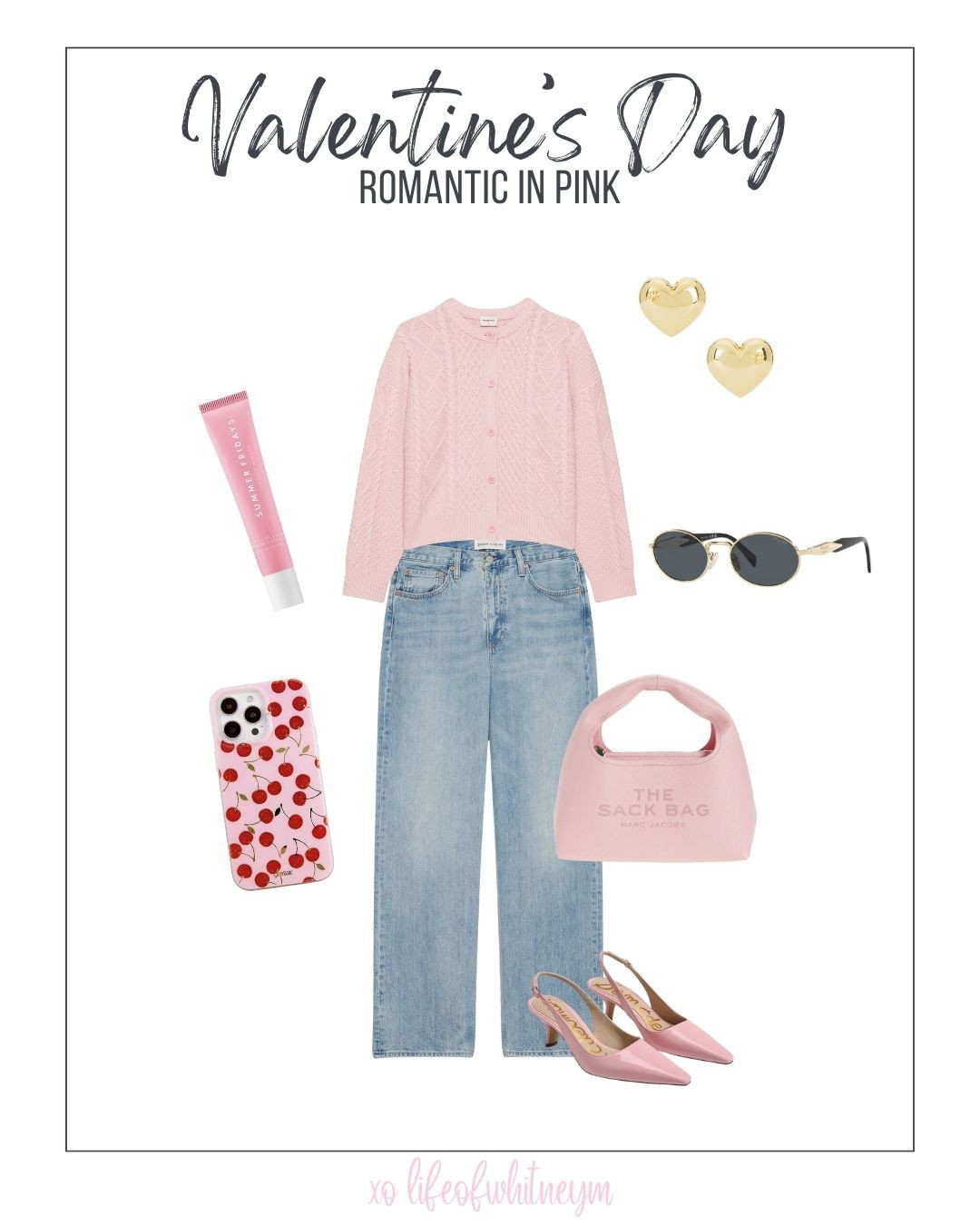 When in doubt, go pink 💕—this soft and romantic look is perfect for a casual Valentine’s Day! 

 

#LTKStyleTip #LTKBeauty