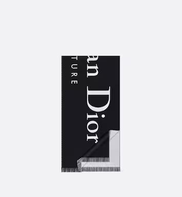 'Christian Dior COUTURE' Scarf Black and White Wool | DIOR | Dior Couture