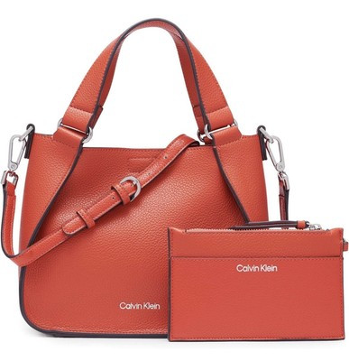 Calvin Klein Estelle Novelty Crossbody Spicy Orange | eBay US