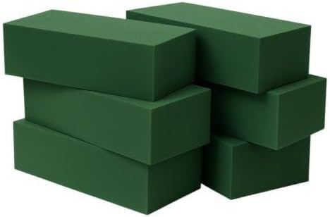 Mindful Design 6-Pack Floral Foam Blocks Dry & Wet for Fresh and Artificial Flowers, 7.8” L x 3... | Amazon (US)
