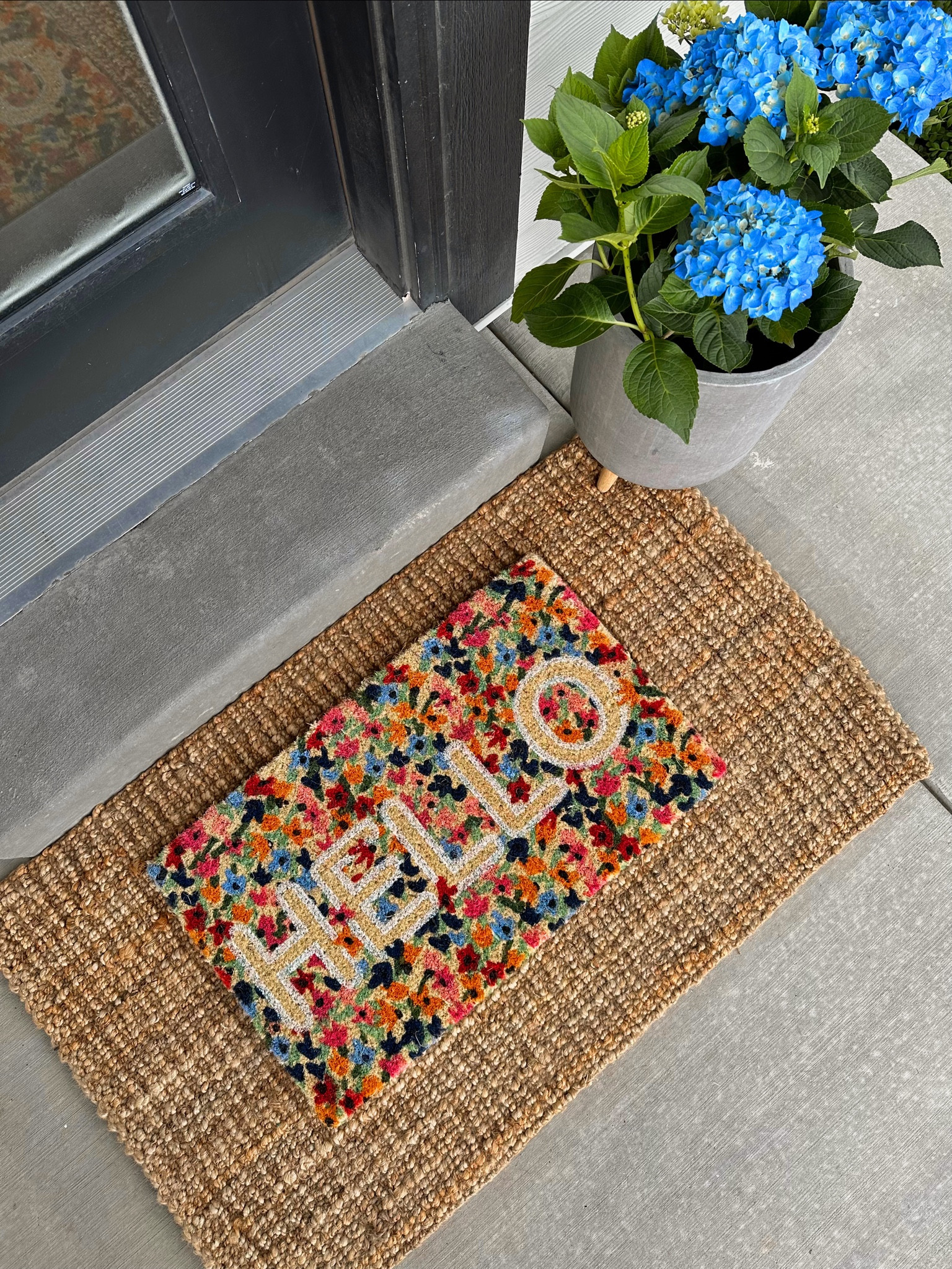 Porch, doormat, cute porch, porch decor, doormats, colorful doormat, cute doormat, rug, porch rug, outdoor rug, cute rug, faux flowers, pot, terracotta pots, planter pots, garden 

#LTKhome #LTKunder50 #LTKSeasonal