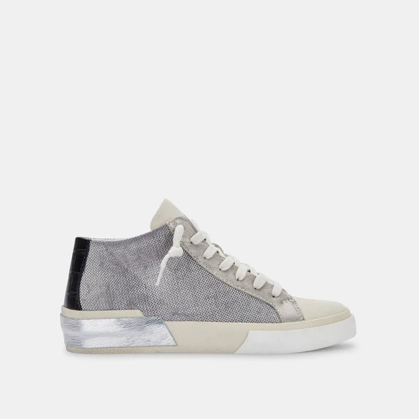 ZOEL SNEAKERS SILVER MESH | DolceVita.com
