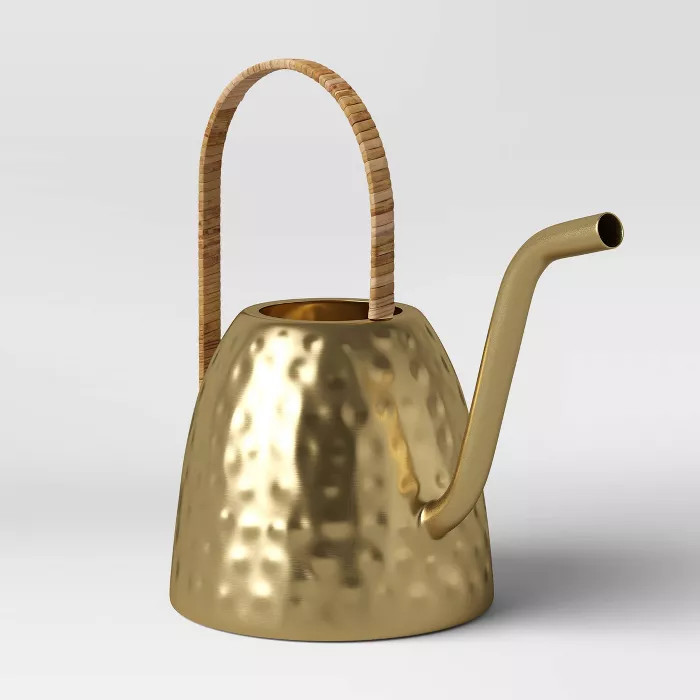 Small Iron Watering Can Gold - Opalhouse™ | Target