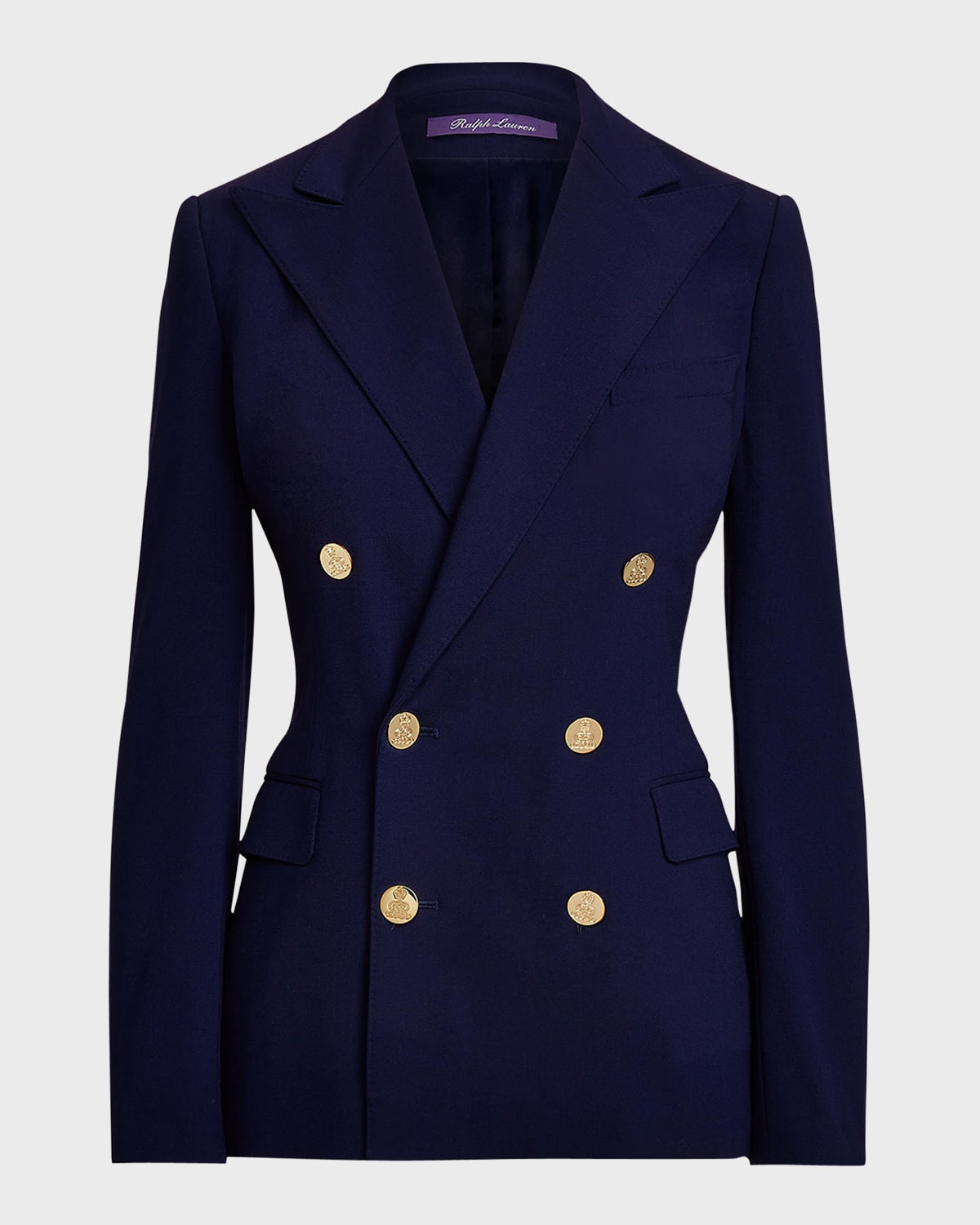 Camden Wool Crepe Jacket | Neiman Marcus