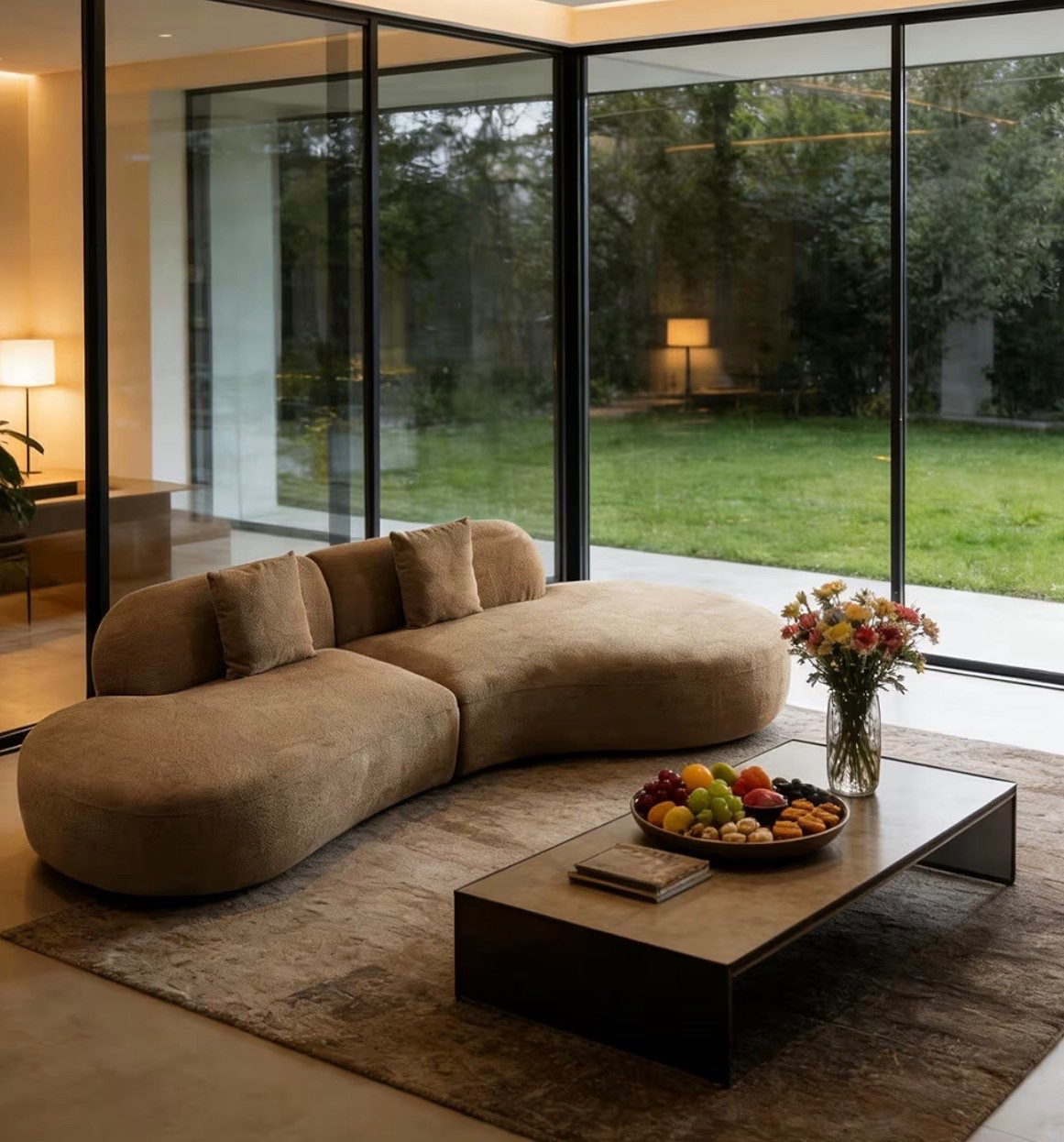 Luxury Curved Sofa, Modern Sectional Couch with 2 Pillows,6 Seater Boucle Sofas, Deeper Seating,Minimalist Sofas for Living Room, Apartment, Office.（Camel Right Facing）

#couch #livingroomfurniture #homefurniture #browncouch #sofa #modernfurniture

#LTKHome