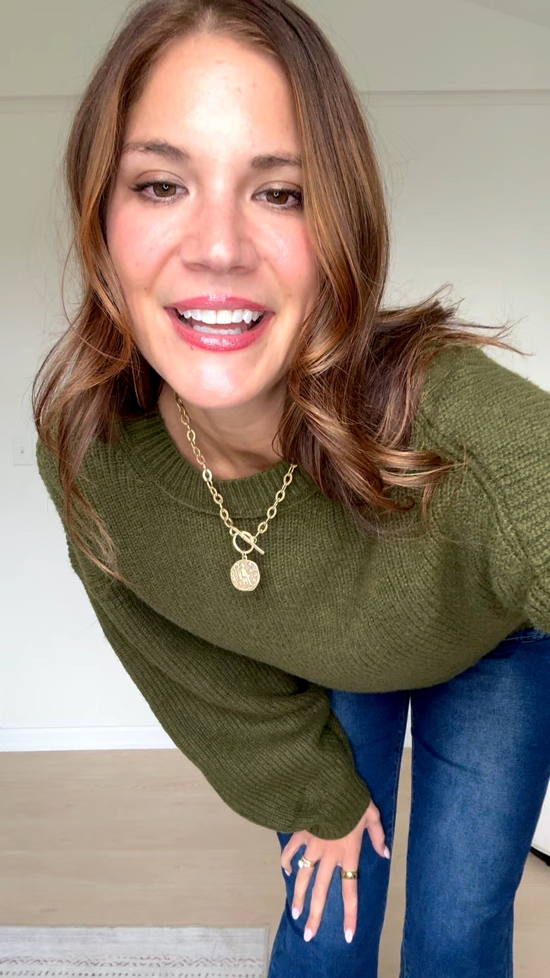 This green sweater is too cute! It comes in several colors, and it fits so good. Paired it with my favorite long length Amazon jeans for an elevated everyday look.

Amazon Thanksgiving look, long length jeans, dark wash jeans, green sweater, ankle booties, Amazon coin necklace, Amazon fall looks, fall wardrobe staples, Stang and Co

#LTKTall #LTKStyleTip #LTKHoliday