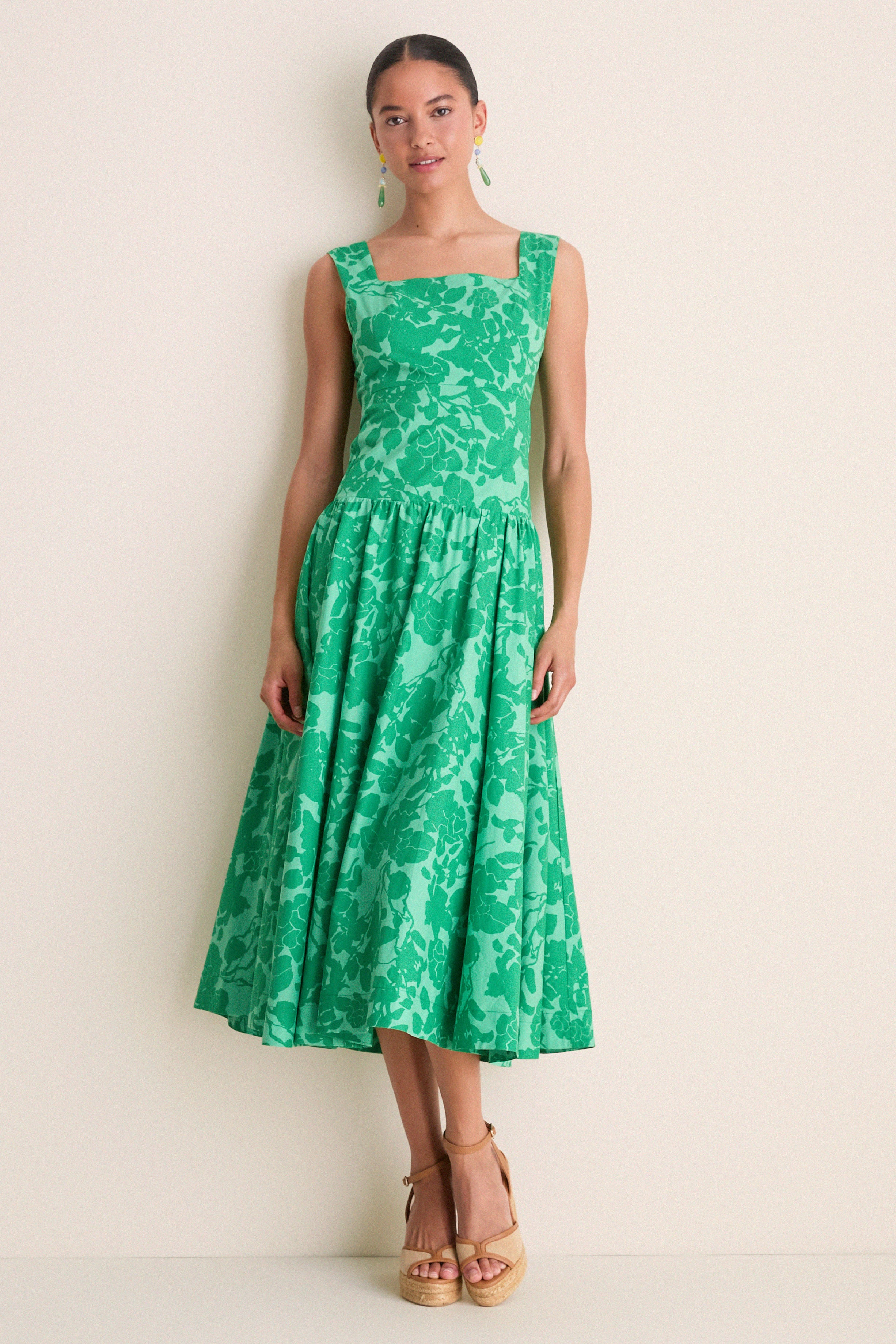 Emerald Floral Lilly Maxi Dress | Tuckernuck (US)