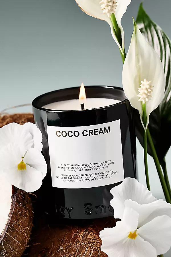 Coco Cream Boxed Glass Candle | Anthropologie (US)