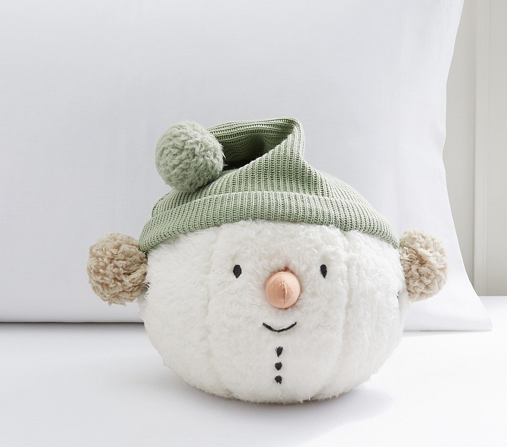 Sutton Snowman Pillow | Pottery Barn Kids