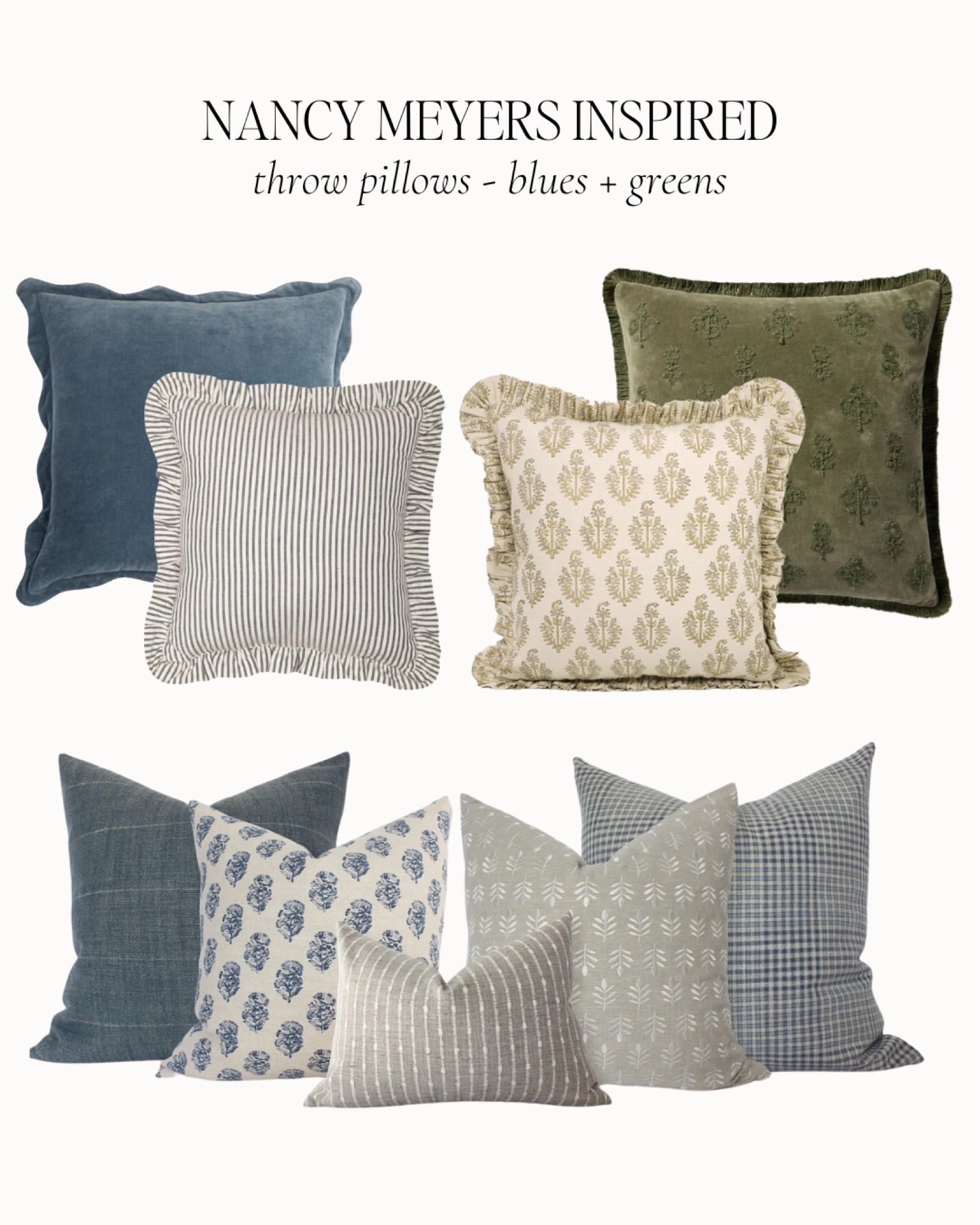 Nancy meyers inspired pillows. Nancy meyers aesthetic. Nancy meyers home  

#LTKHome