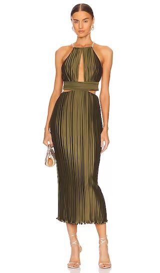 Valerie Dress in Army Green | Revolve Clothing (Global)