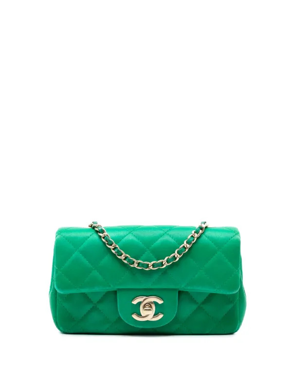 2012-2013 mini rechteckige Classic Single Flap Umh\u00e4ngetasche aus Lammleder | Farfetch Global