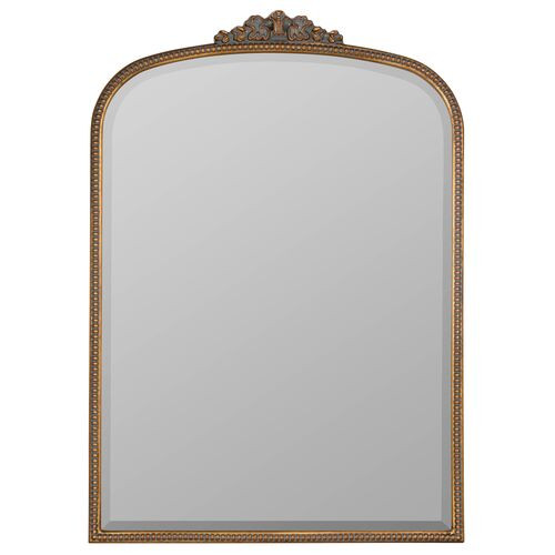 Bridgitte Ornate Wall Mirror, Antiqued Gold | One Kings Lane