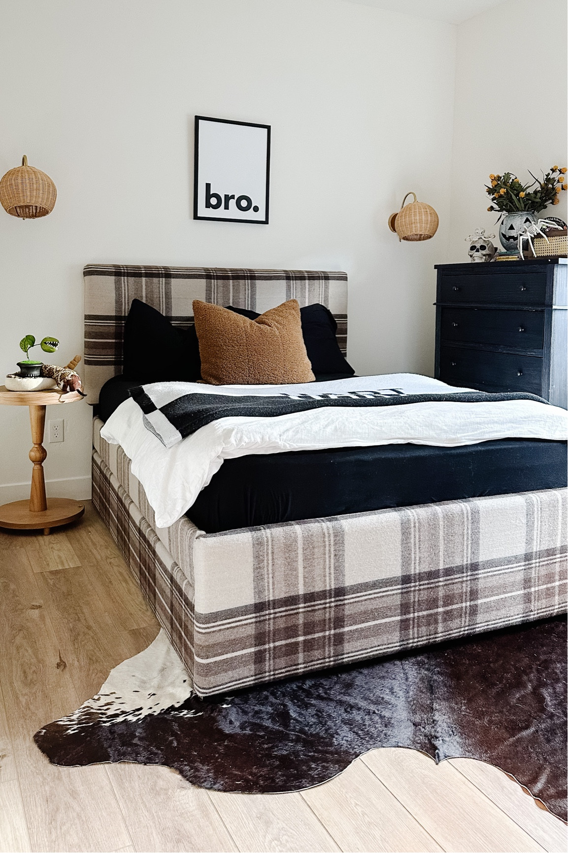 Plaid bed DIY items plus other bedroom sources linked here!!

#LTKhome