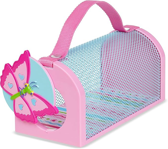 Melissa & Doug Sunny Patch Cutie Pie Butterfly Bug House Toy with Carrying Handle and Easy-Access... | Amazon (US)