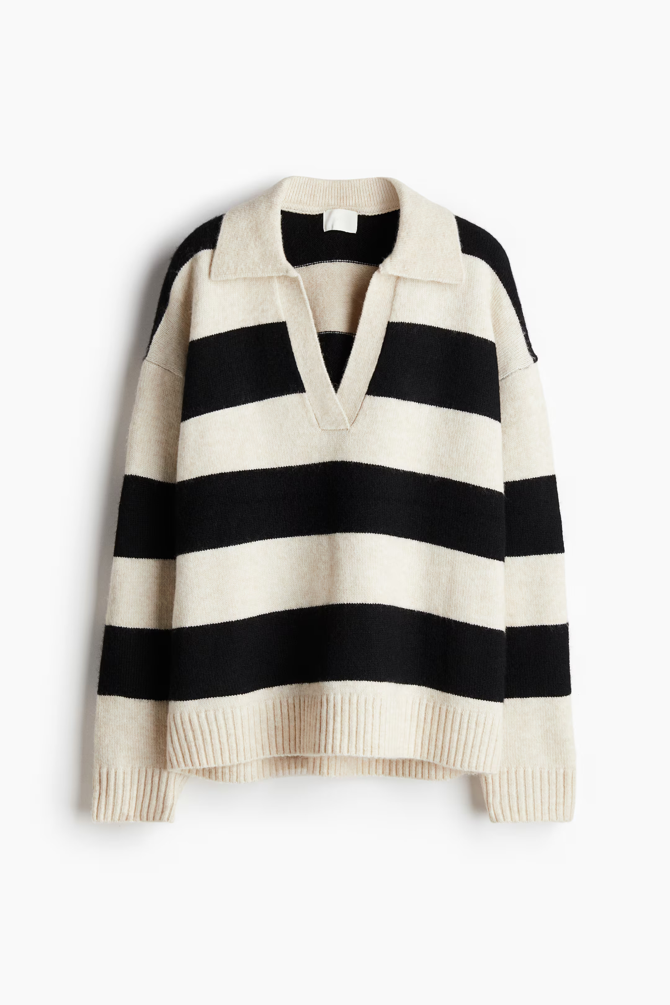 Fine-knit collared jumper | H&M (UK, MY, IN, SG, PH, TW, HK)