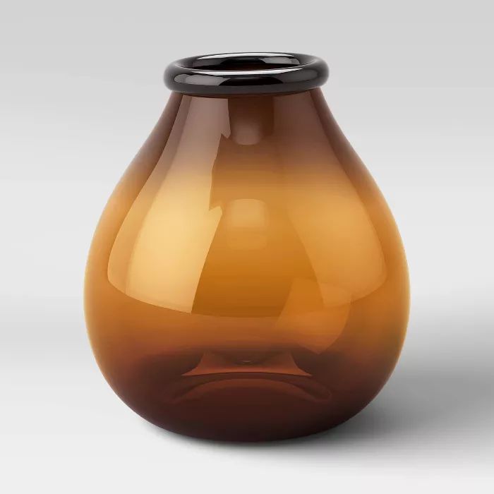 Glass Vase Dark Orange - Threshold™ | Target