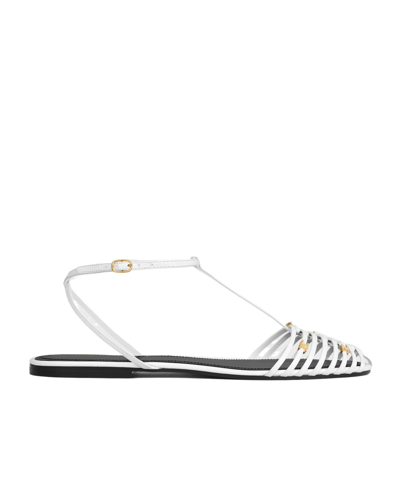 CAGE FLAT SANDAL IN GOATSKIN | Senser US