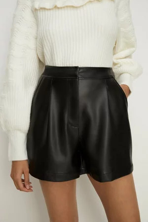 Faux Leather Tailored Short | Oasis UK & IE